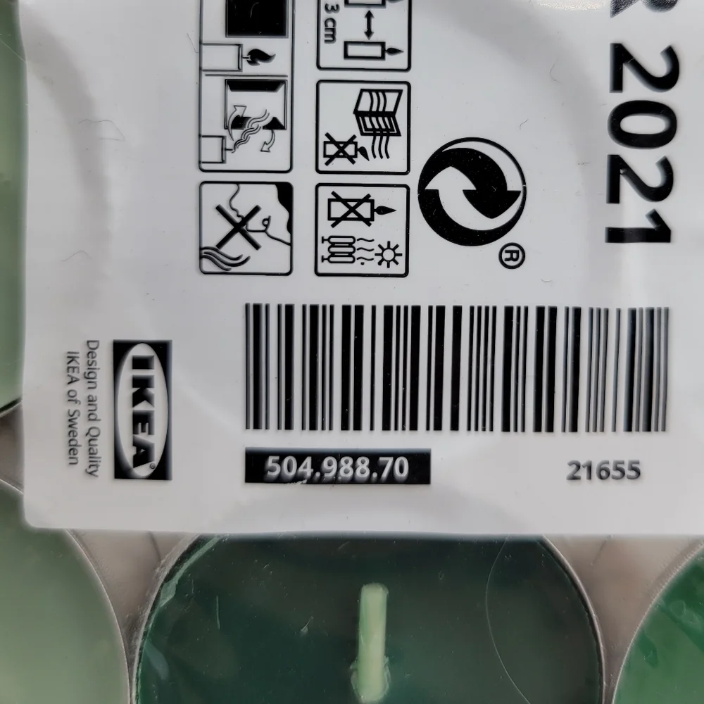 Ikea Fir Scented 30 pc Tea light Candles